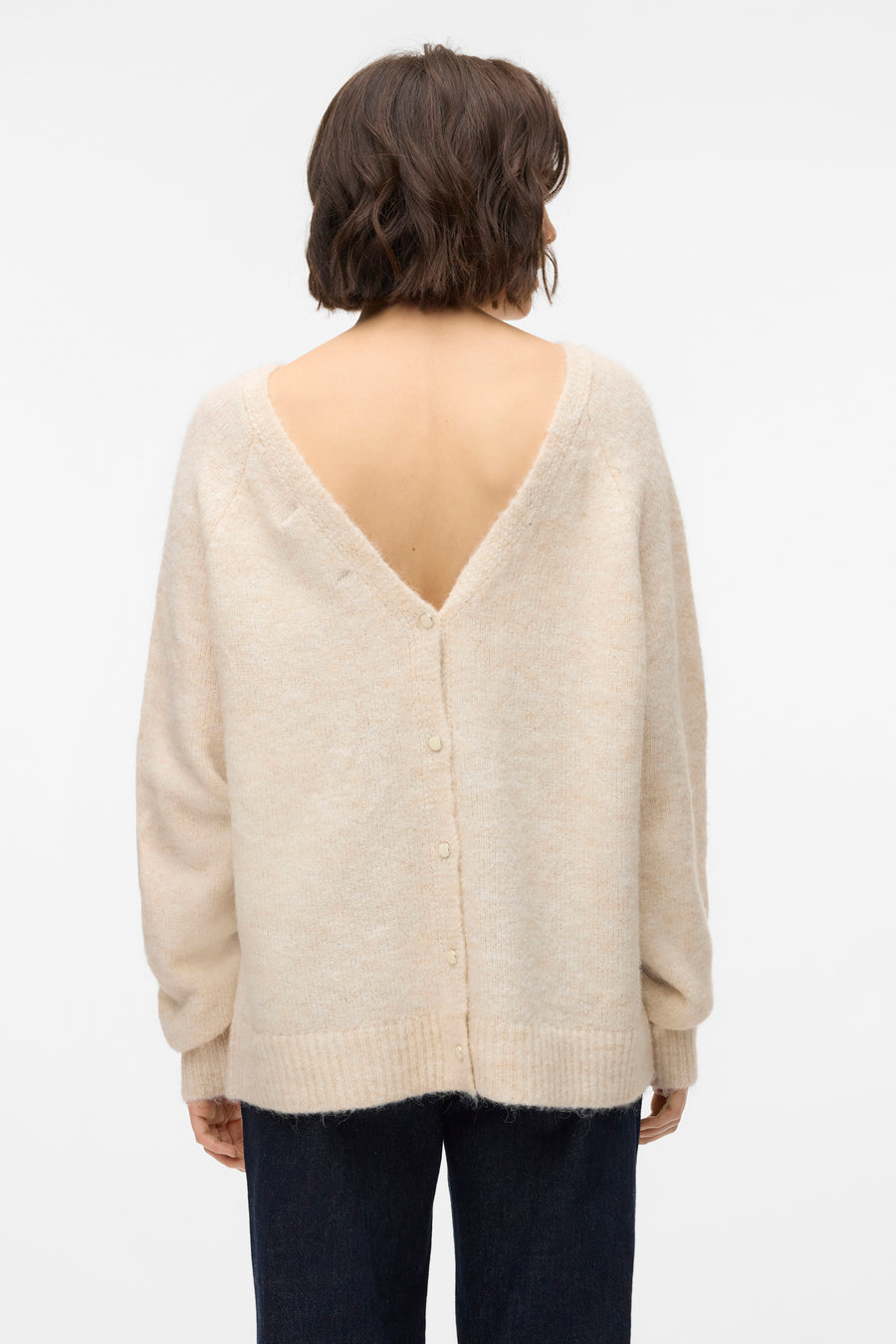Trui met ronde hals Beige - VERO MODA®