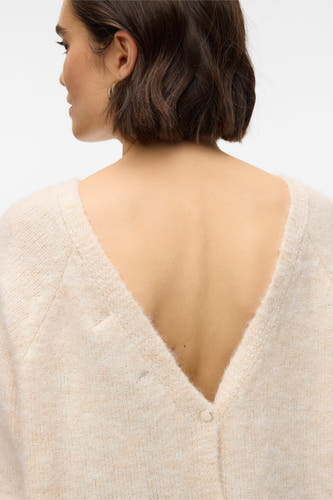 Trui met ronde hals Beige - VERO MODA®
