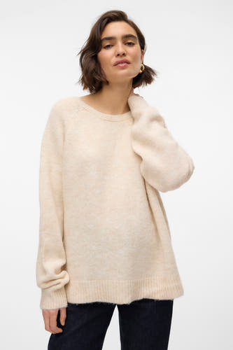 Trui met ronde hals Beige - VERO MODA®