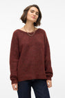 Trui met ronde hals Bruin - VERO MODA®