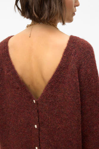 Trui met ronde hals Bruin - VERO MODA®