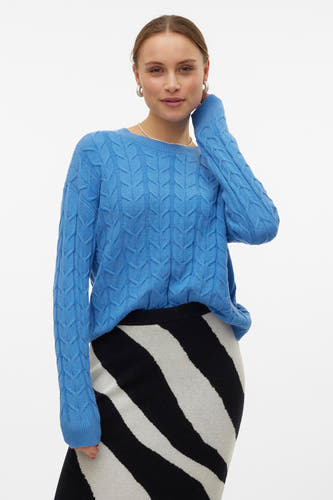 Trui met ronde hals Blauw - VERO MODA®