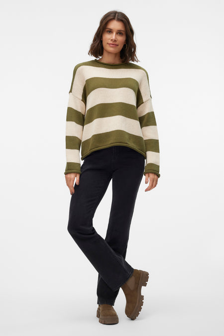 Trui met ronde hals Groen - VERO MODA®