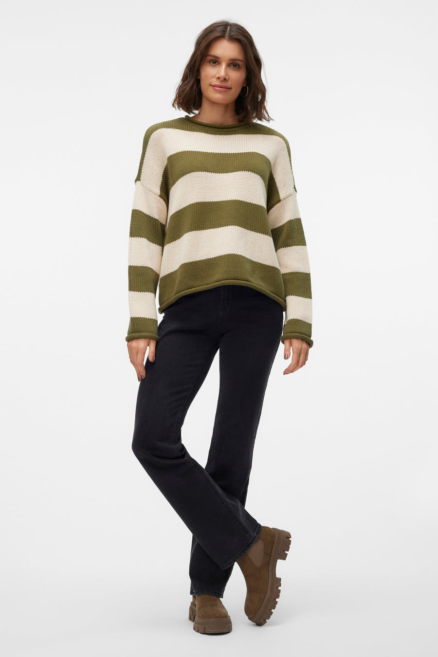 Trui met ronde hals Groen - VERO MODA®