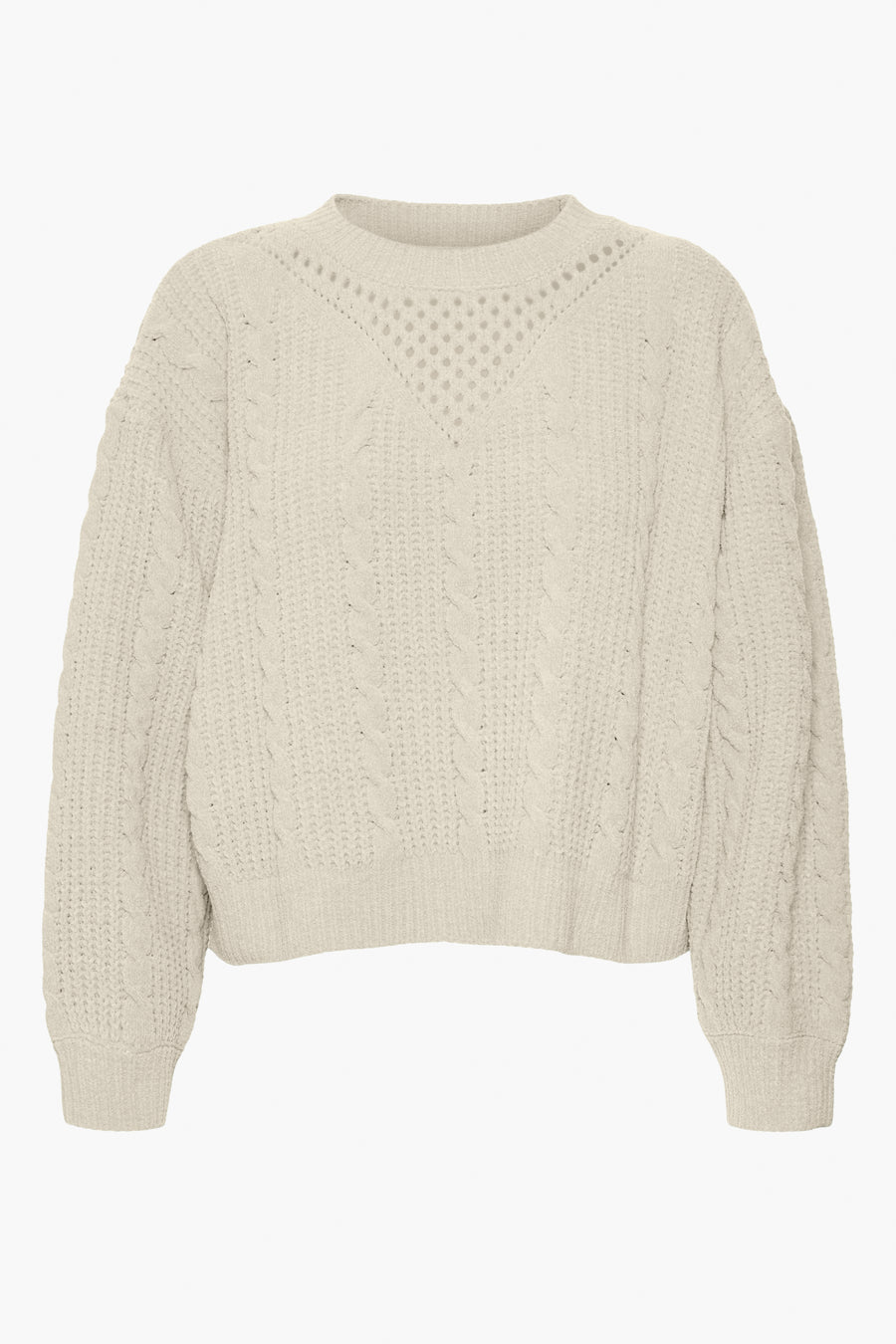 Trui met ronde hals Beige - VERO MODA®
