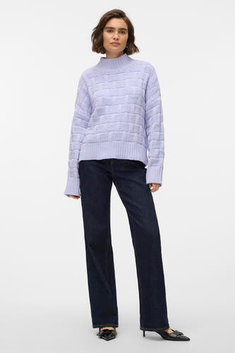 Trui met rolkraag Paars - VERO MODA®