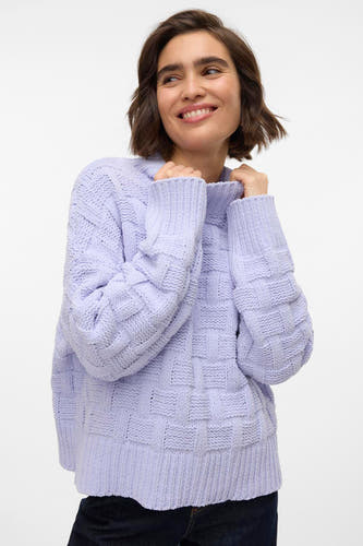 Trui met rolkraag Paars - VERO MODA®