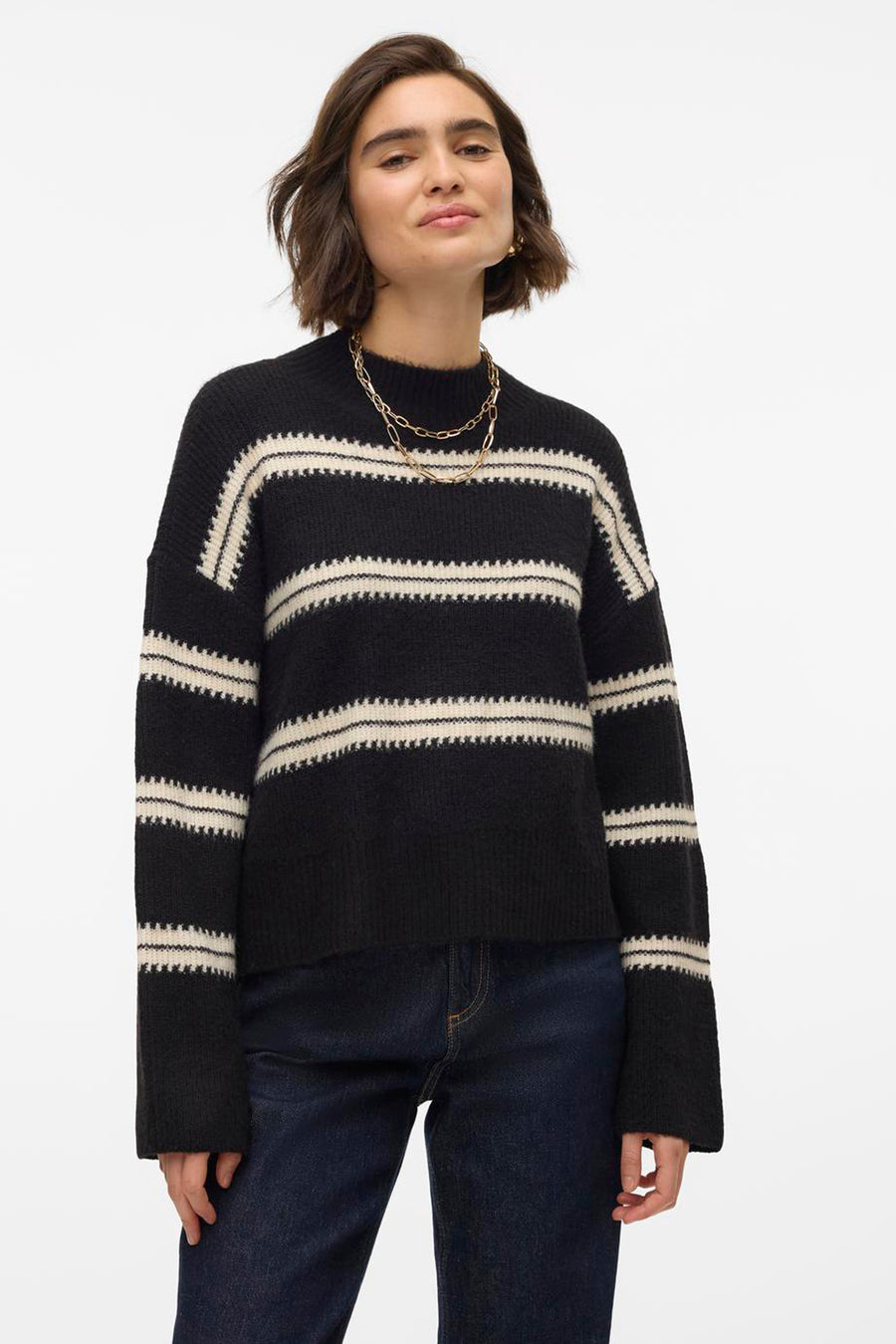 Trui met rolkraag Zwart - VERO MODA®