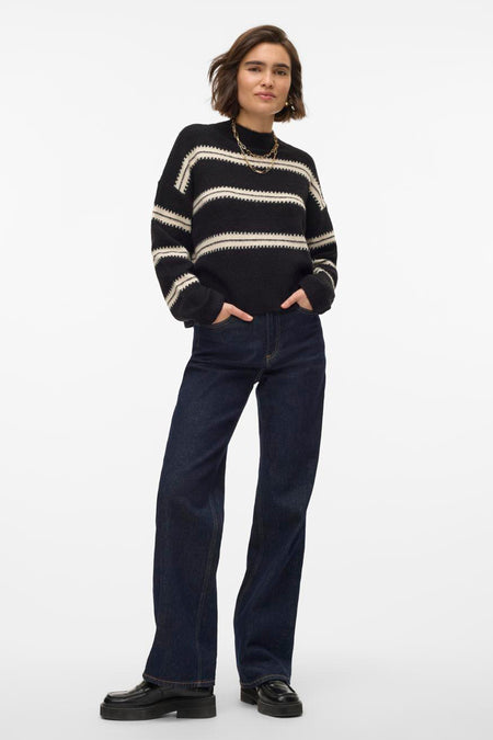 Trui met rolkraag Zwart - VERO MODA®
