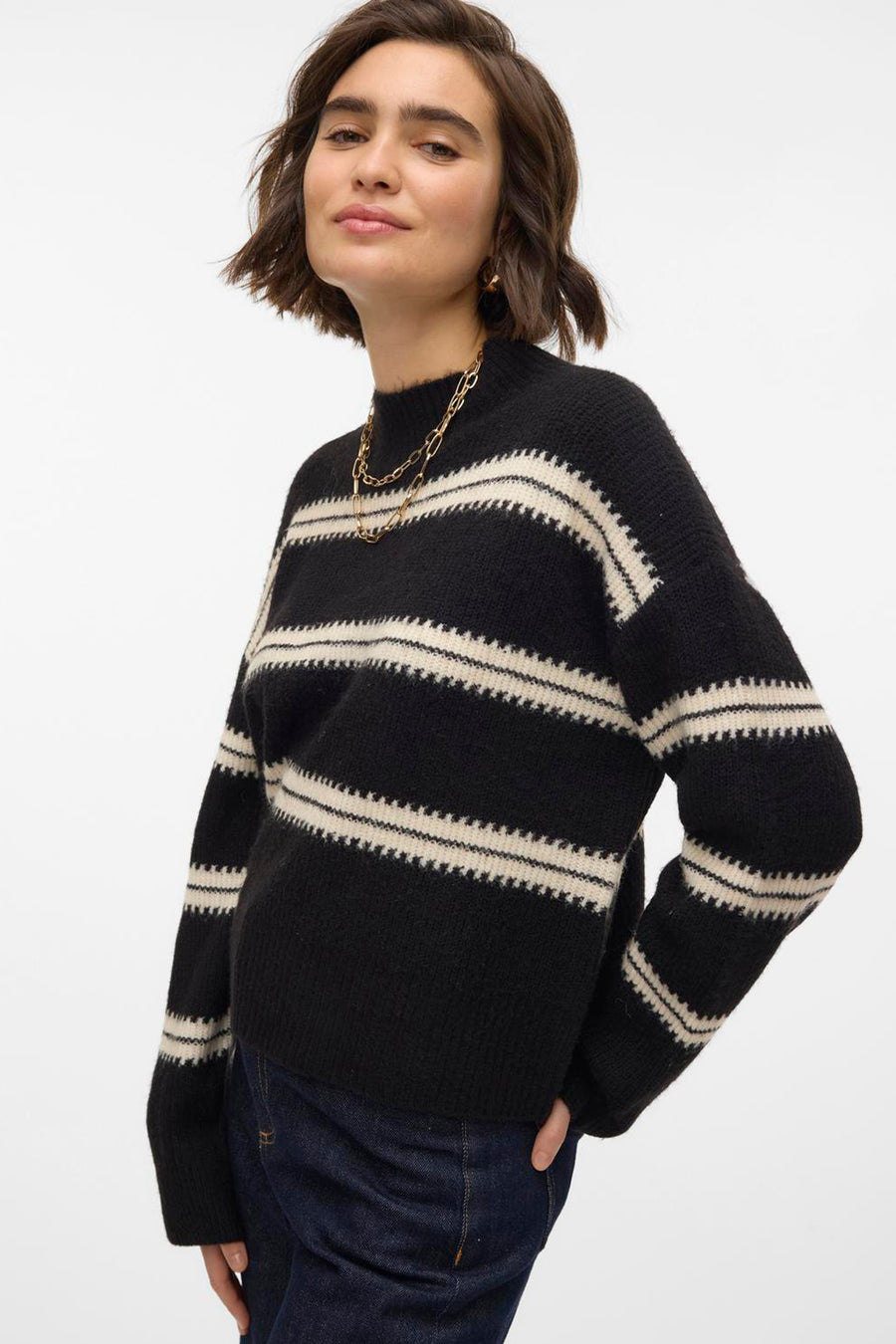 Trui met rolkraag Zwart - VERO MODA®