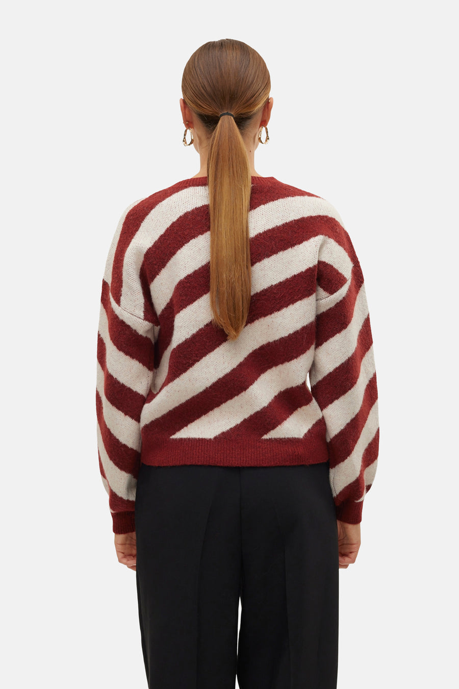 Trui met ronde hals Bruin - VERO MODA®