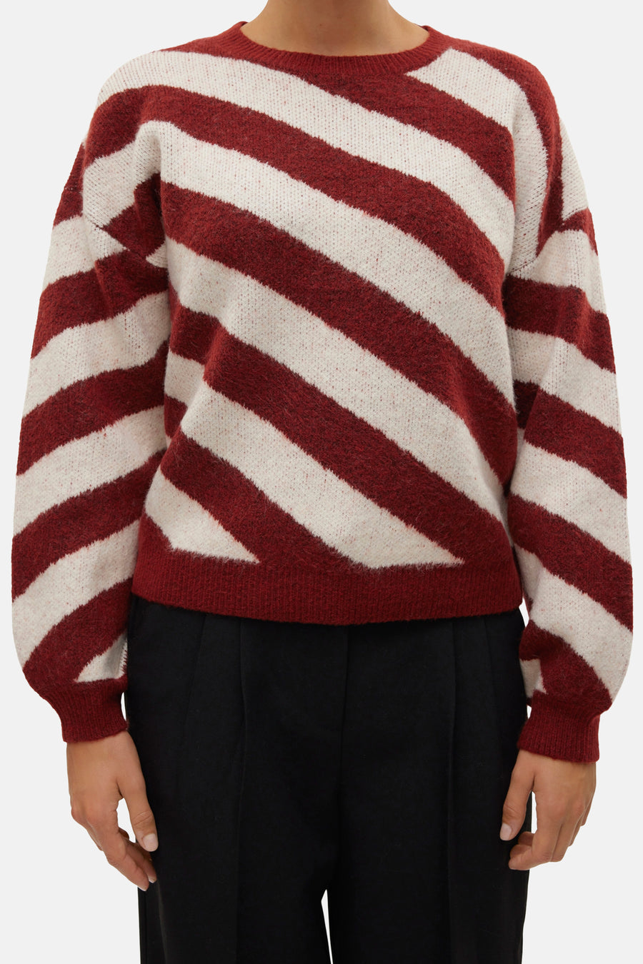 Trui met ronde hals Bruin - VERO MODA®