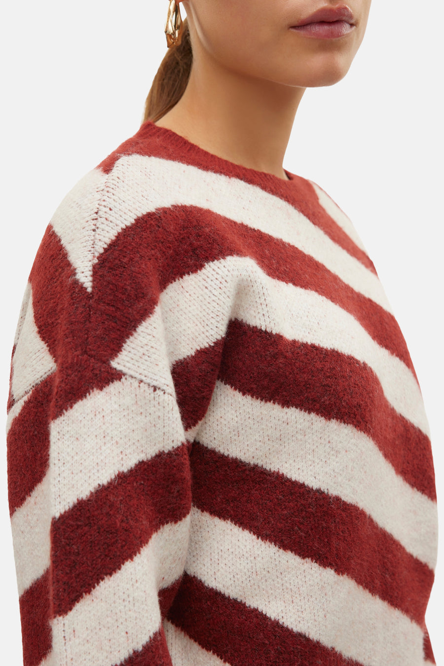 Trui met ronde hals Bruin - VERO MODA®