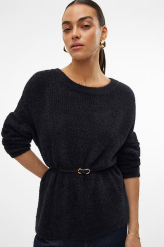 Trui met ronde hals Zwart - VERO MODA®
