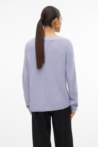 Trui met ronde hals Paars - VERO MODA®