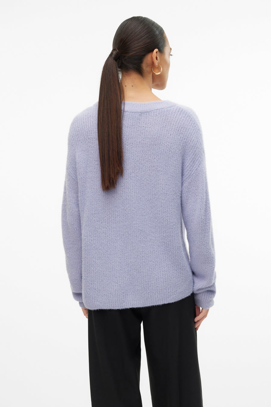 Trui met ronde hals Paars - VERO MODA®