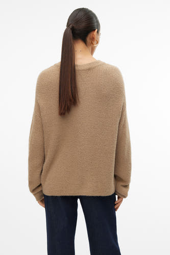 Trui met ronde hals Beige - VERO MODA®