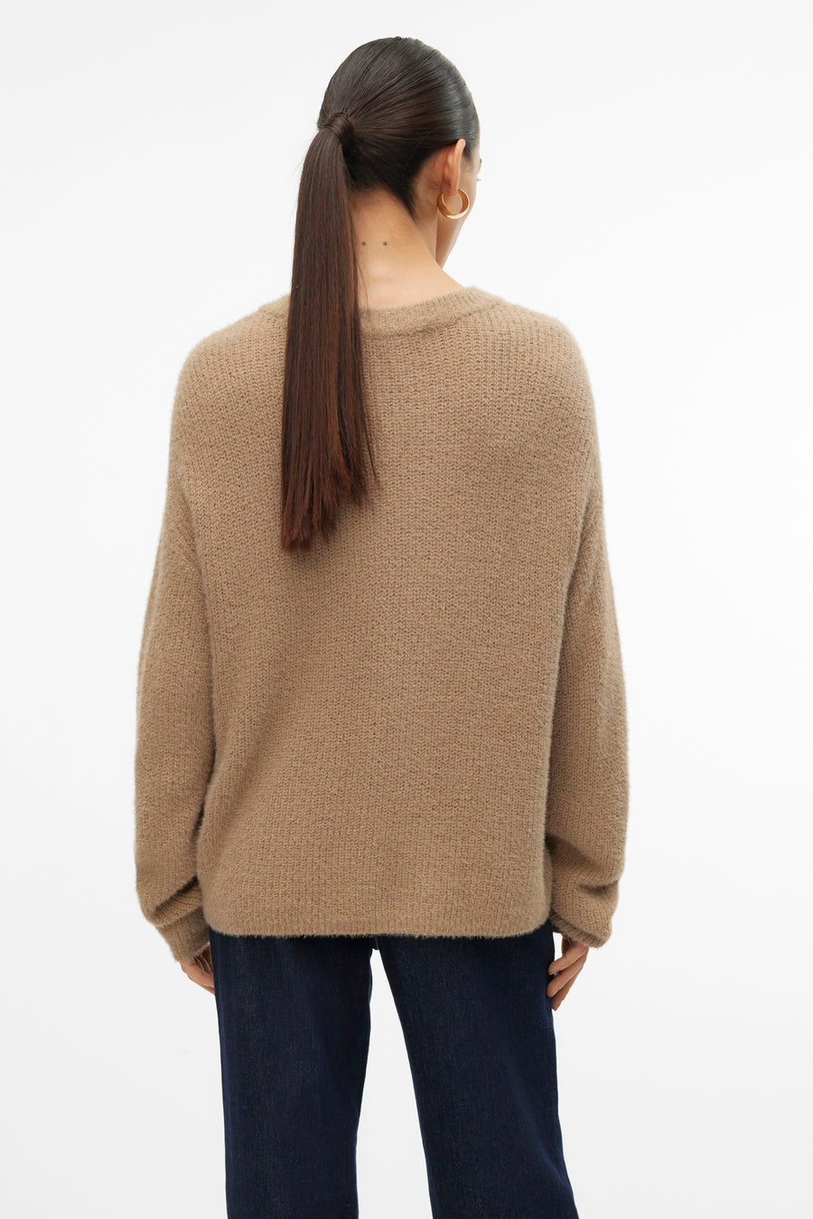 Trui met ronde hals Beige - VERO MODA®