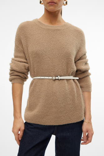 Trui met ronde hals Beige - VERO MODA®