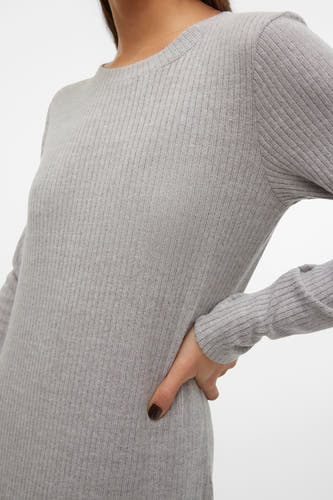 Kleedjes (lange mouwen) Grijs - VERO MODA®