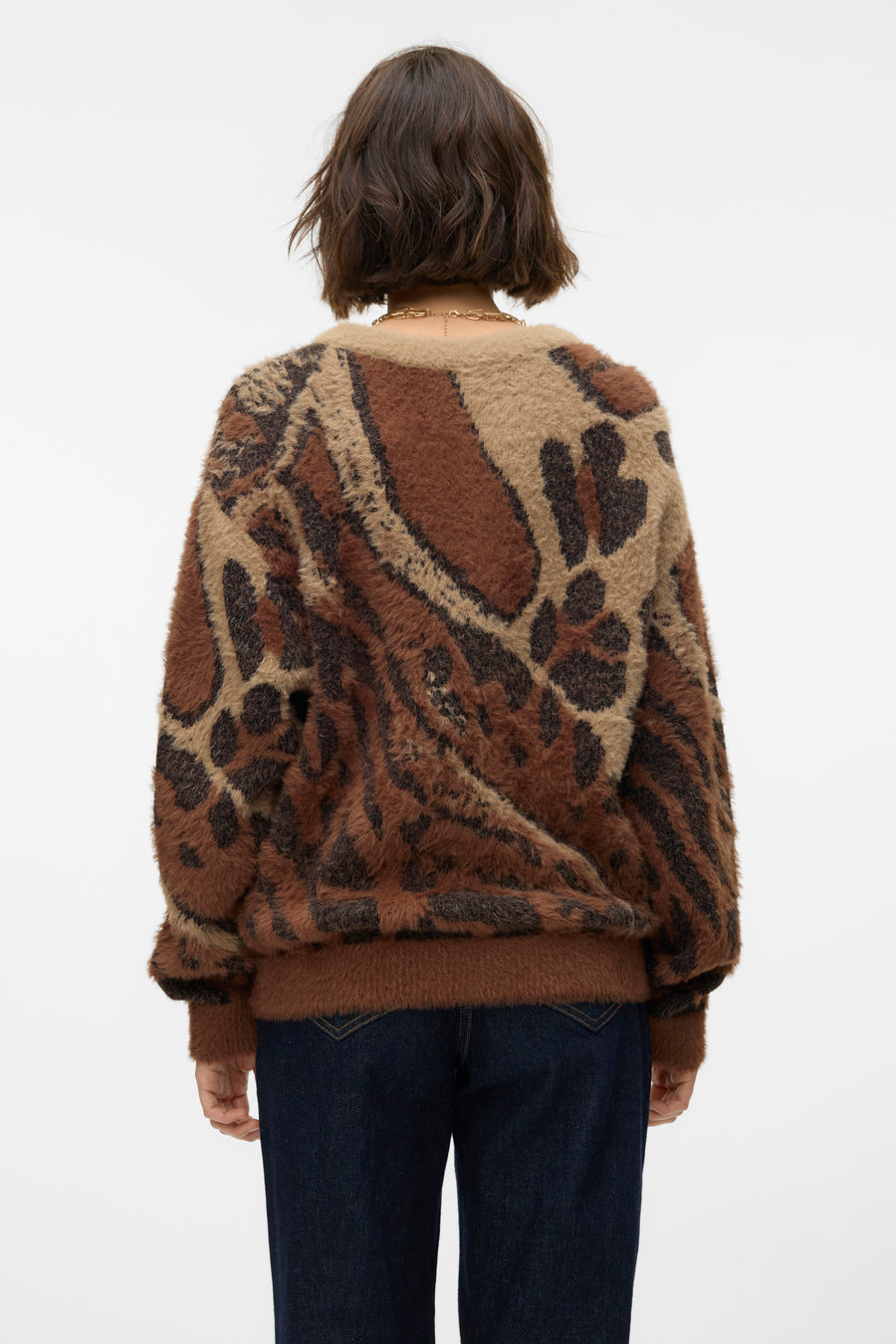 Trui met ronde hals Bruin - VERO MODA®