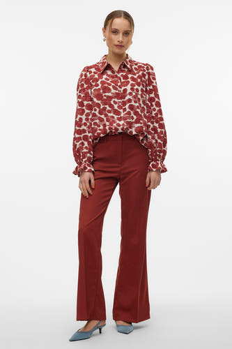 Hemd (lange mouwen) Bruin - VERO MODA®