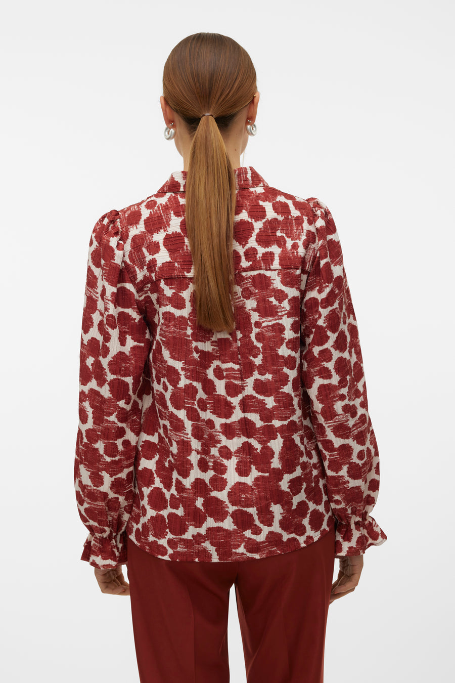 Hemd (lange mouwen) Bruin - VERO MODA®