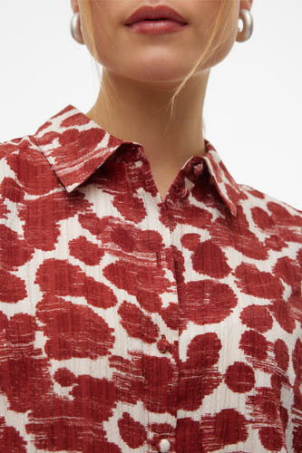 Hemd (lange mouwen) Bruin - VERO MODA®
