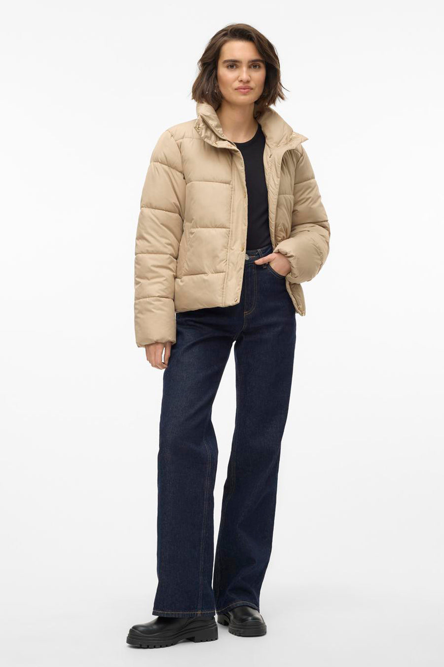 Korte jas Beige - VERO MODA®