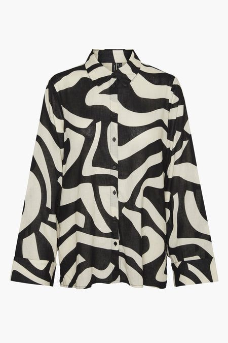 Hemd (lange mouwen) Zwart - VERO MODA®