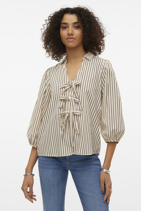 Hemd (lange mouwen) Ecru - VERO MODA®