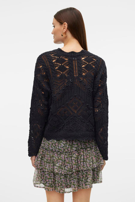 Trui met ronde hals Zwart - VERO MODA®