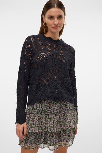 Trui met ronde hals Zwart - VERO MODA®