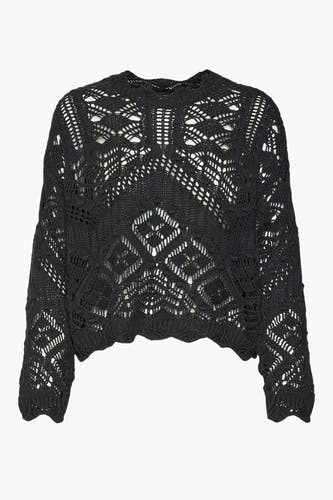 Trui met ronde hals Zwart - VERO MODA®