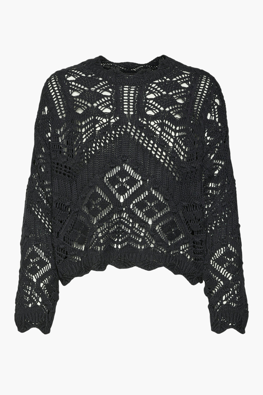 Trui met ronde hals Zwart - VERO MODA®