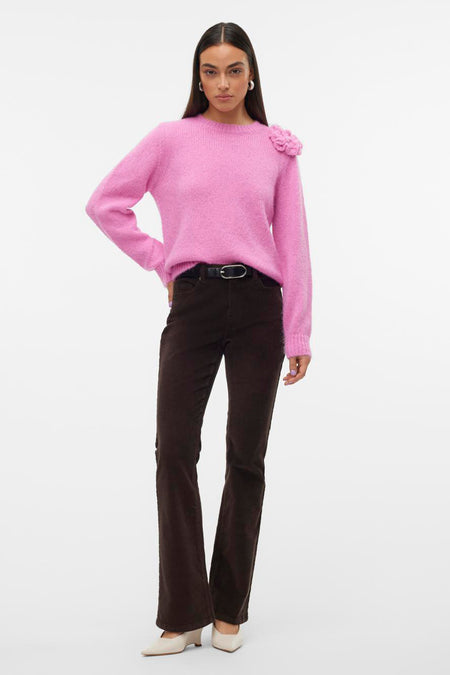 Trui met ronde hals Roze - VERO MODA®
