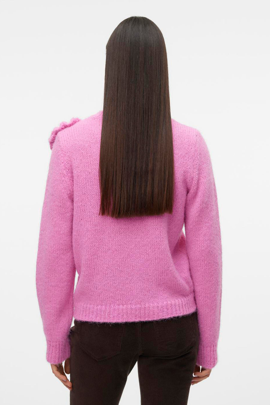 Trui met ronde hals Roze - VERO MODA®