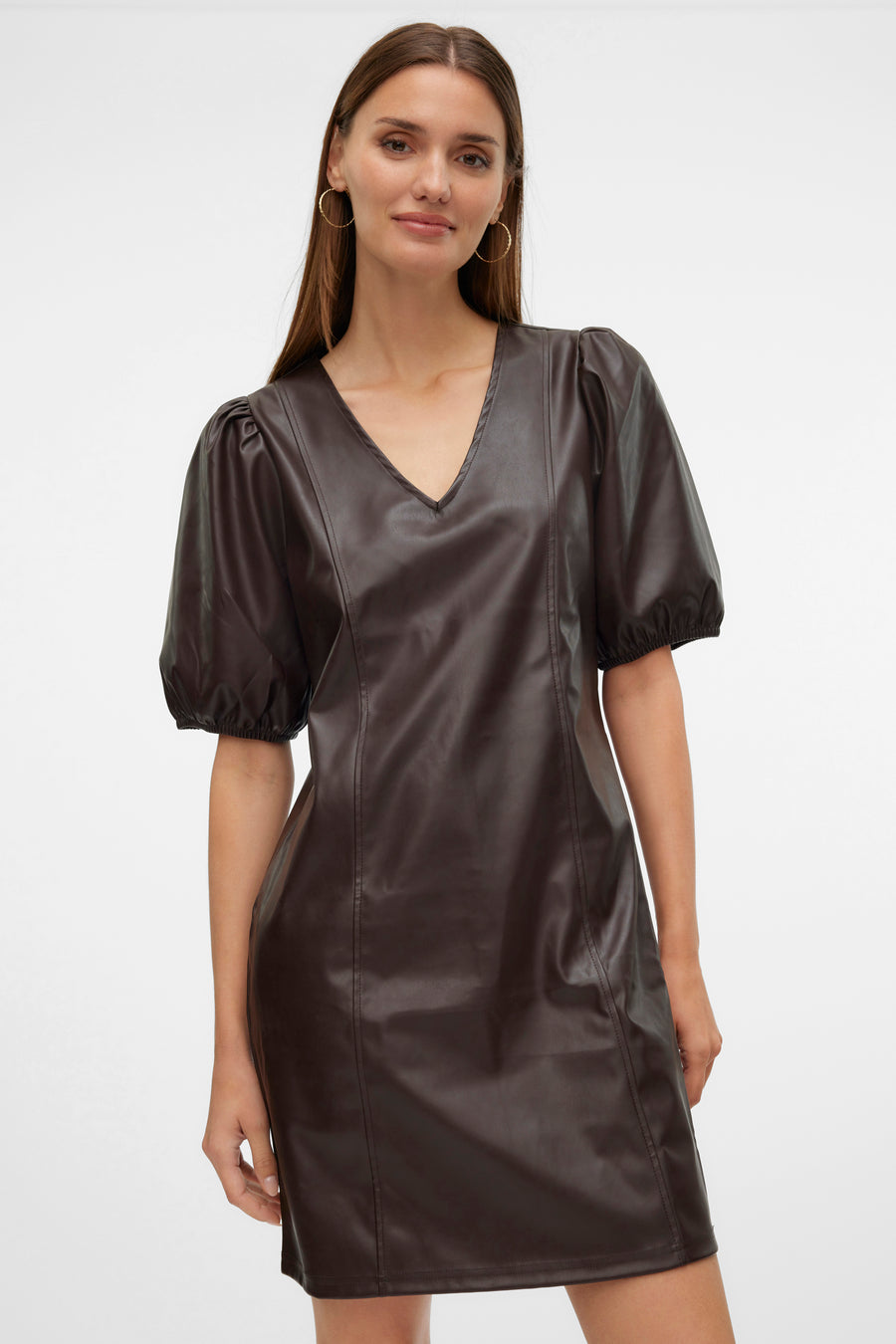Kleedjes (korte mouwen) Bruin - VERO MODA®