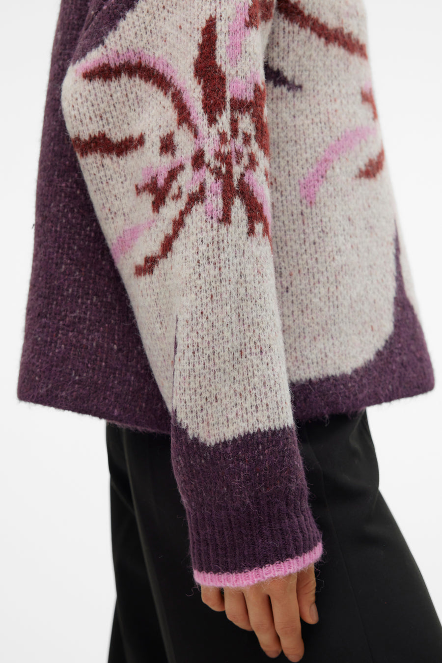 Trui met ronde hals Paars - VERO MODA®