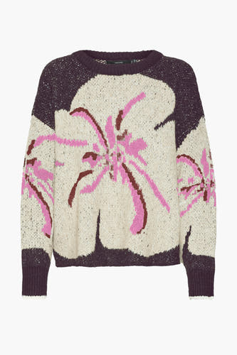 Trui met ronde hals Paars - VERO MODA®
