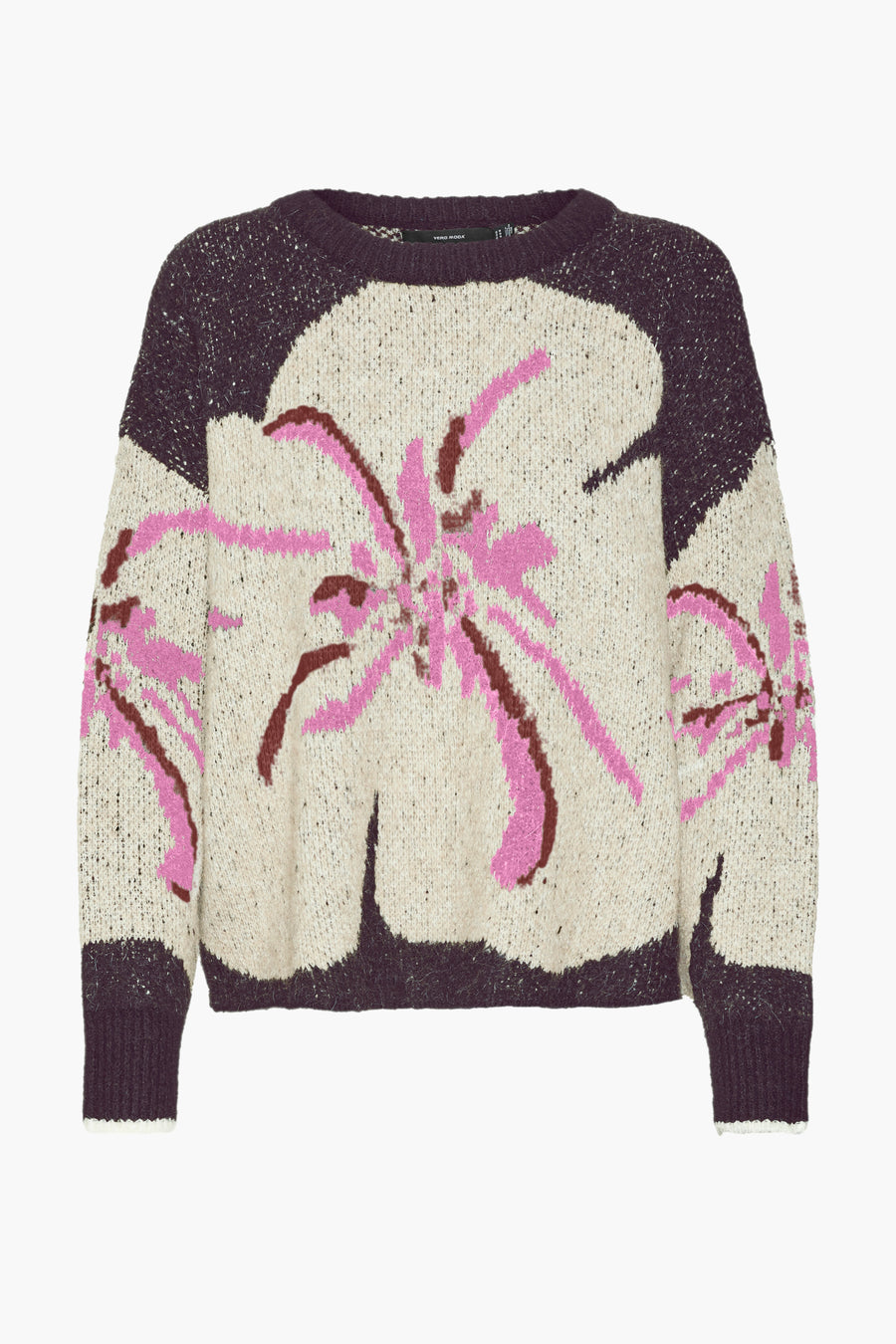 Trui met ronde hals Paars - VERO MODA®