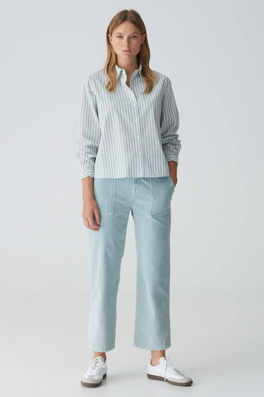 Hemd (lange mouwen) Blauw - OPUS