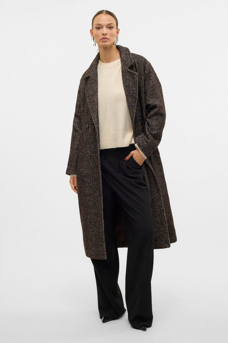 Lange jas Bruin - VERO MODA®