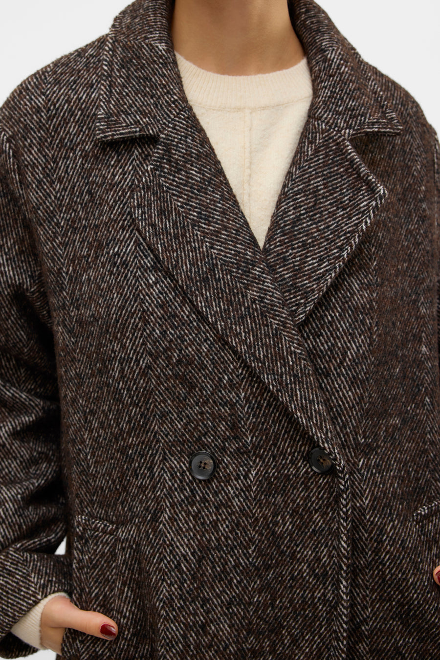 Lange jas Bruin - VERO MODA®