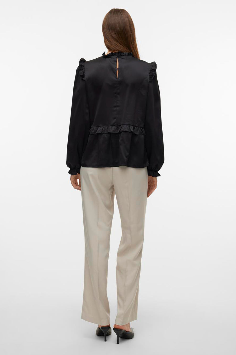 Blouse (lange mouwen) Zwart - VERO MODA®