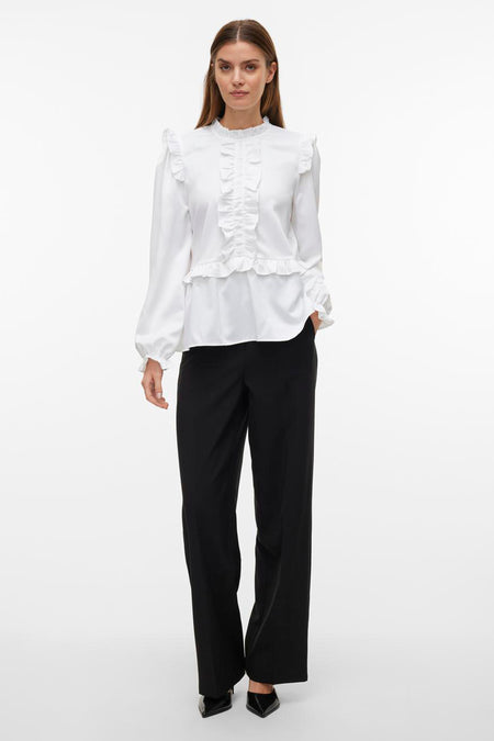 Blouse (lange mouwen) Wit - VERO MODA®
