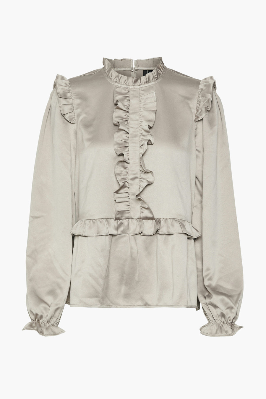 Blouse (lange mouwen) Grijs - VERO MODA®