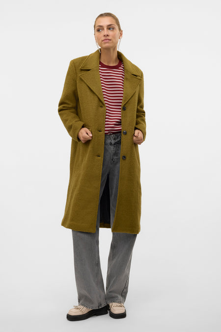 Lange jas Groen - VERO MODA®