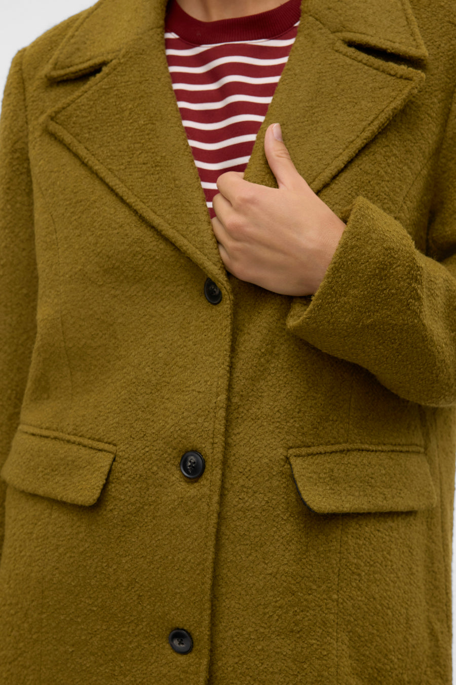 Lange jas Groen - VERO MODA®