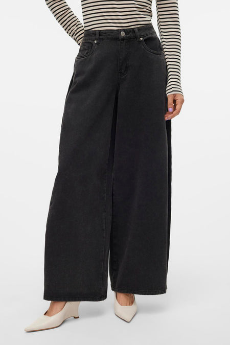 Jeans wide Black denim - VERO MODA®